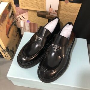 Prada Ladies Black Loafers